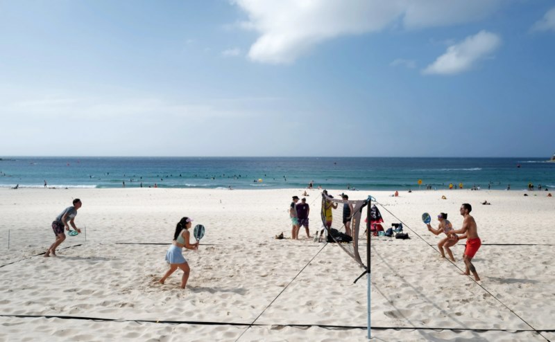 Thể thao bãi biển kiểu Úc là một hoạt động nổi tiếng 
